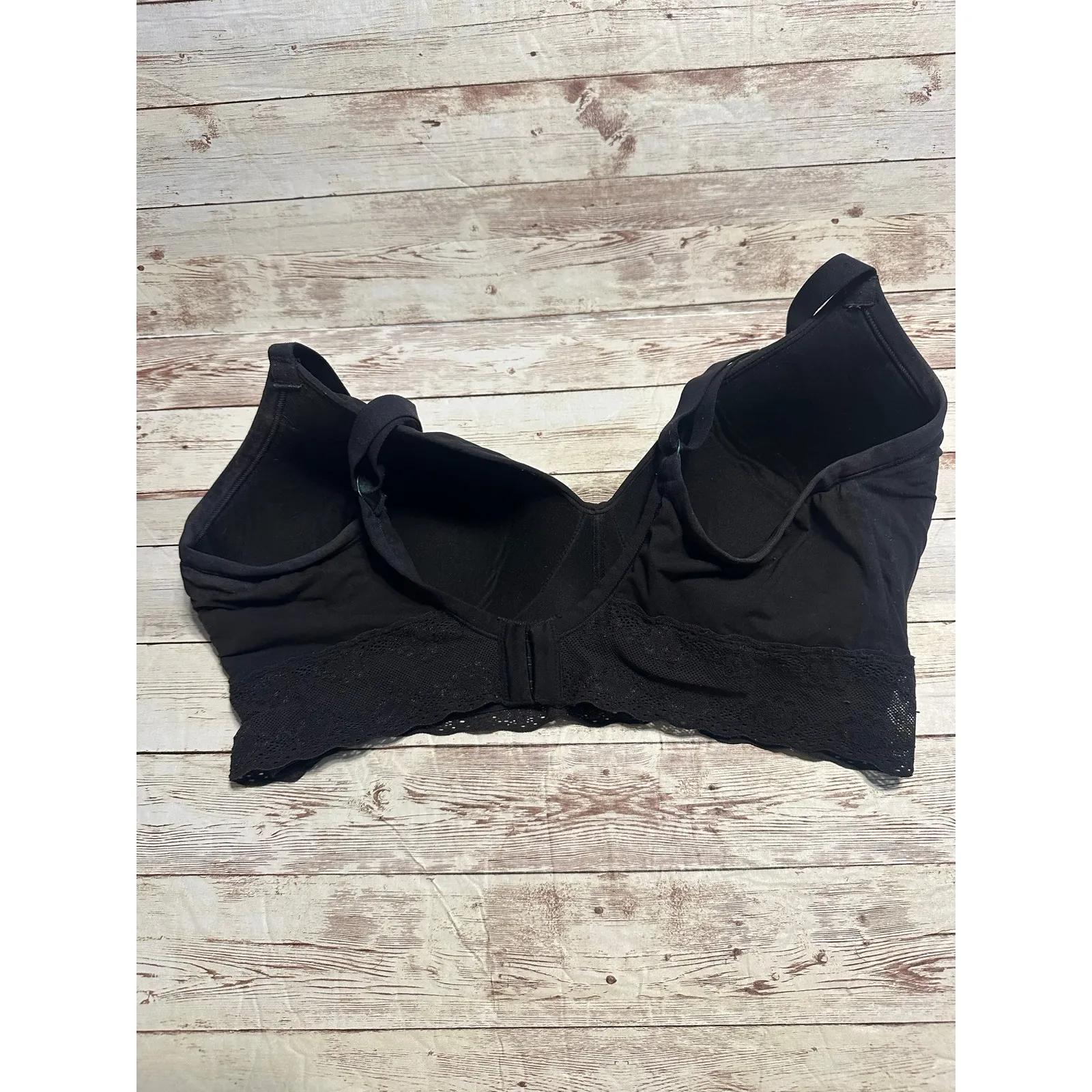 Natori Bliss Perfection Contour Soft Cup Bra Size 34DDD Lace Wireless Black - Image 2