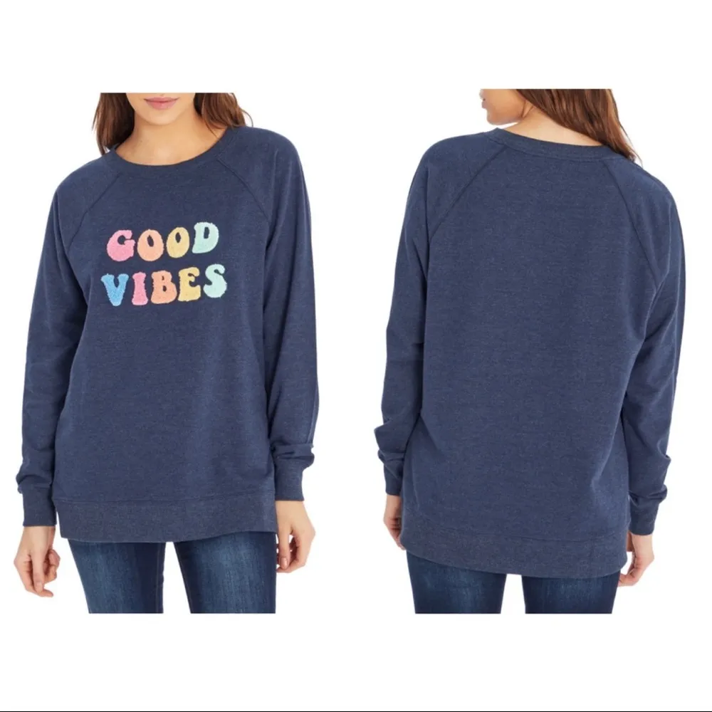 NEW WildFox Statement Sweatshirt - Good Vibes - Image 7