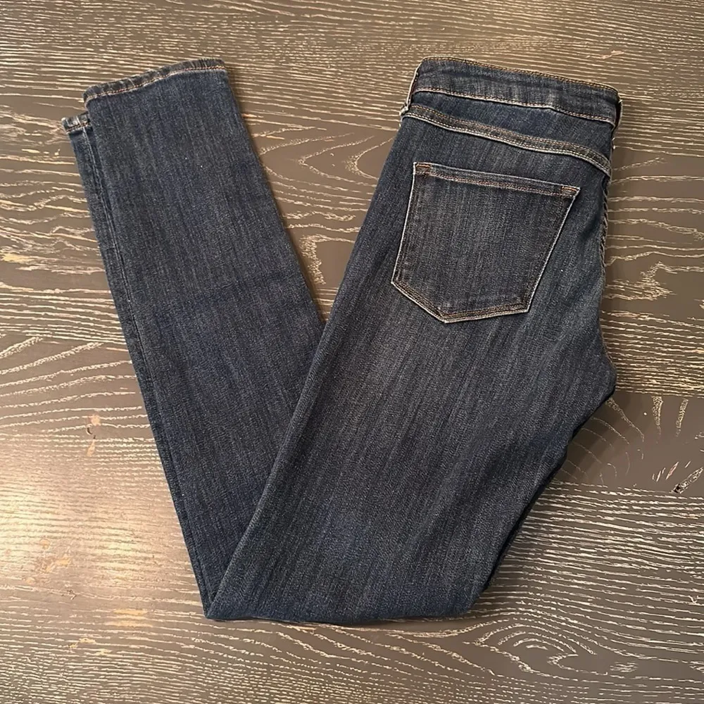 & Other Stories, Super Skinny, Low Waist Lightly Distressed Jeans, Size 28 - Image 2