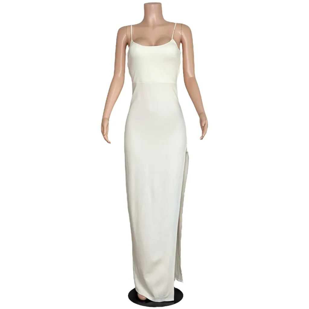 LOVERS + FRIENDS Karma Maxi Dress, White, Medium - Image 3