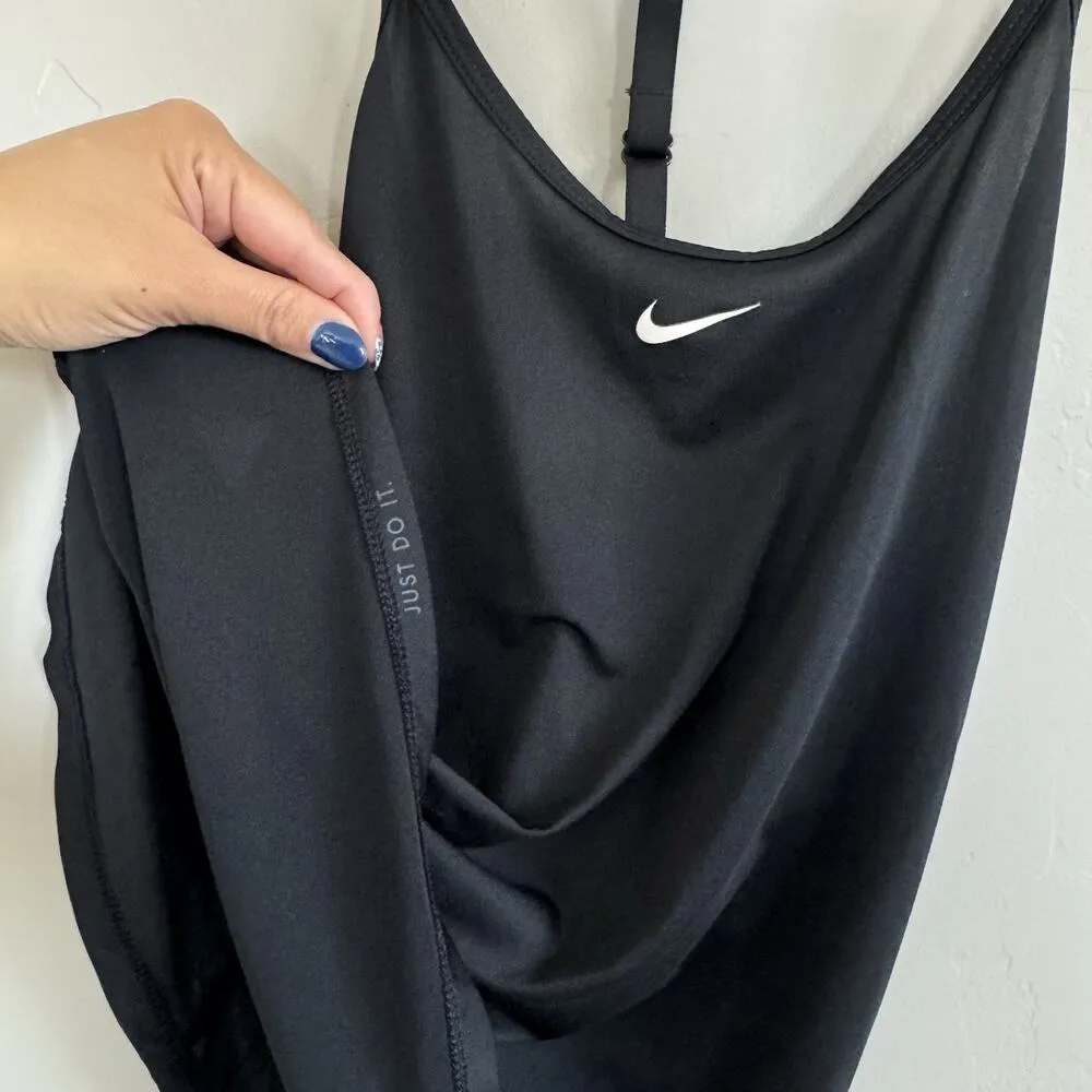 Nike Woman’s Racerback Dri-Fit Black Tank Top Size M Activewear DD4941-010 - Image 4