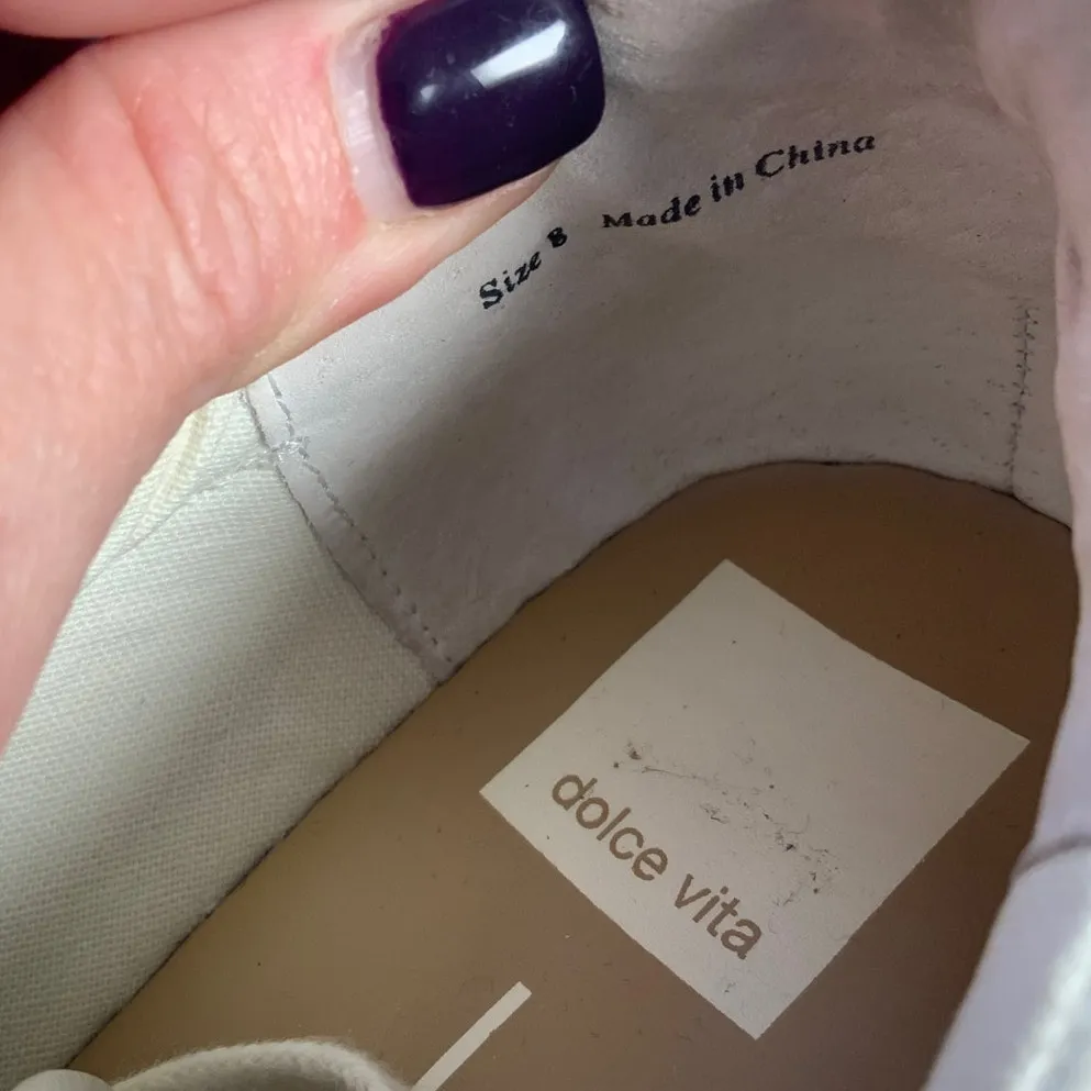 Dolce Vita Jaja Espadrille Shoes size 8 White - Image 7