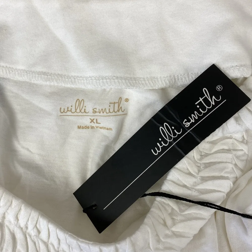 Willi Smith White Sleeveless Tank Top NEW XL - Image 3