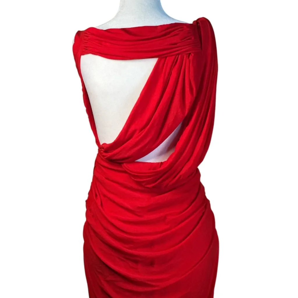 Deme by Gabriella Adriana Dress in Red Small New Womens Formal Maxi Gown - Image 8