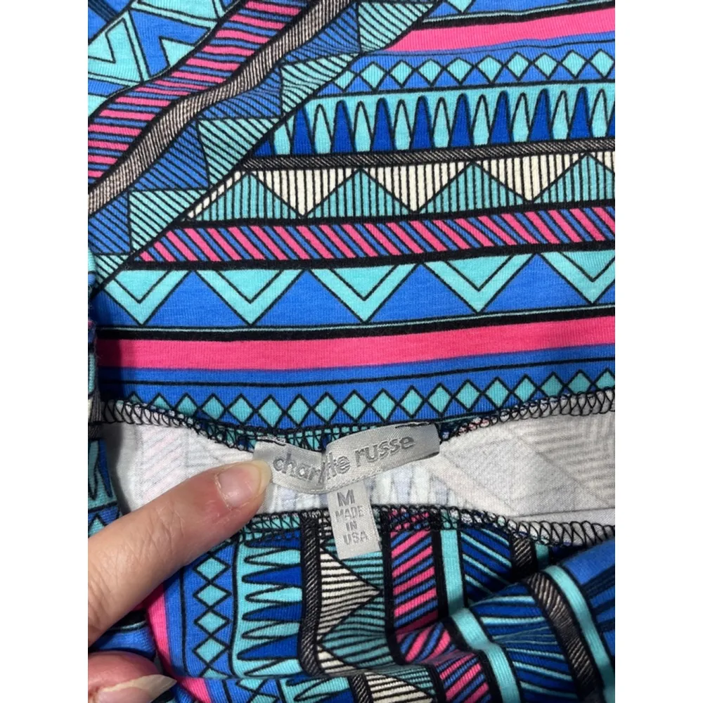 3 for $25 Women's Charlie & Co. Skirt - Size M - Blue & Pink - Image 2