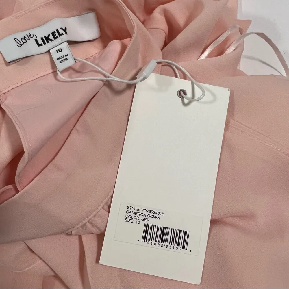 LIKELY Cameron Gown in Seashell Pink sz 10 - Image 7