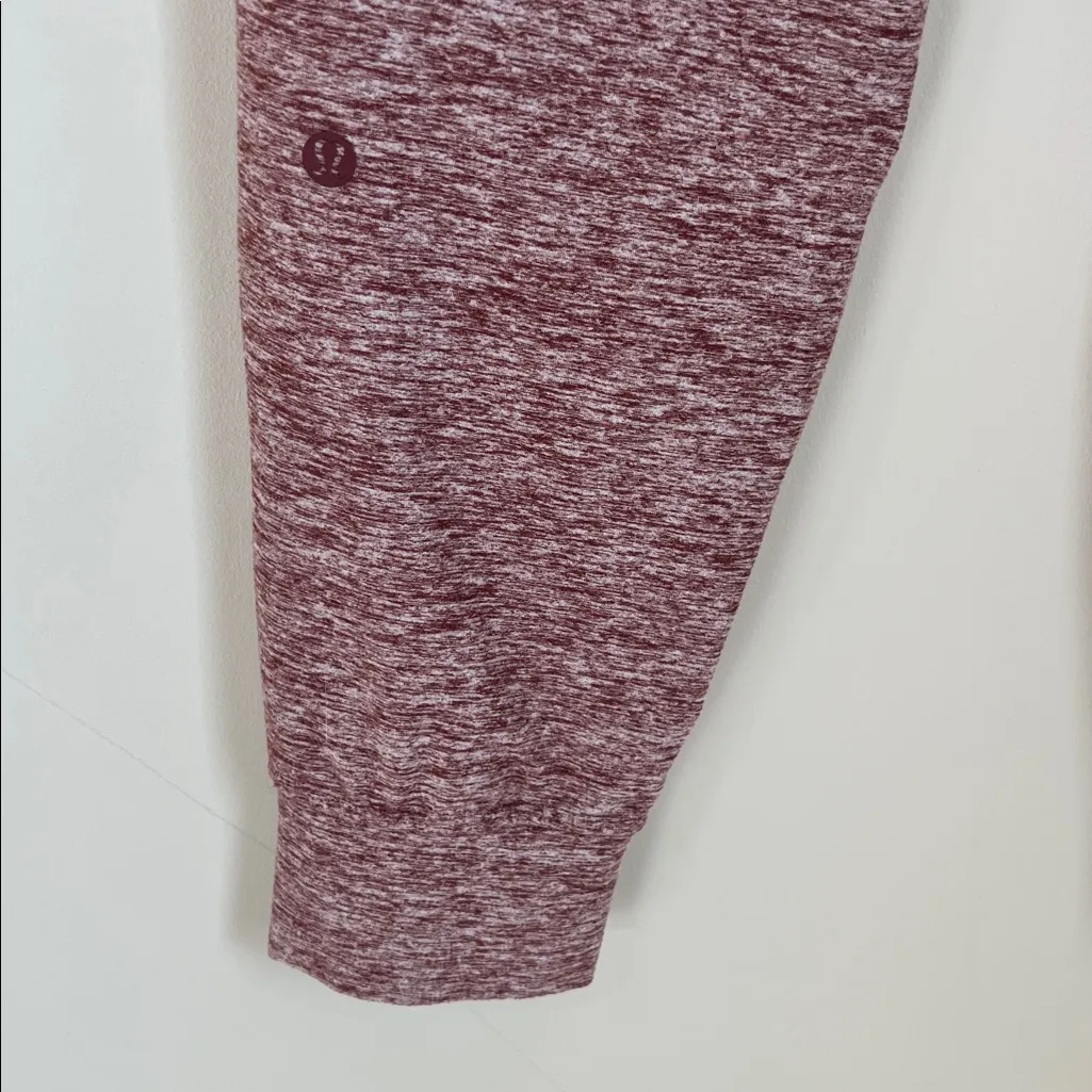 Lululemon Women's Align Jogger  Ready to Rulu Fleece Heathered Burgundy Sz 4 - Image 5