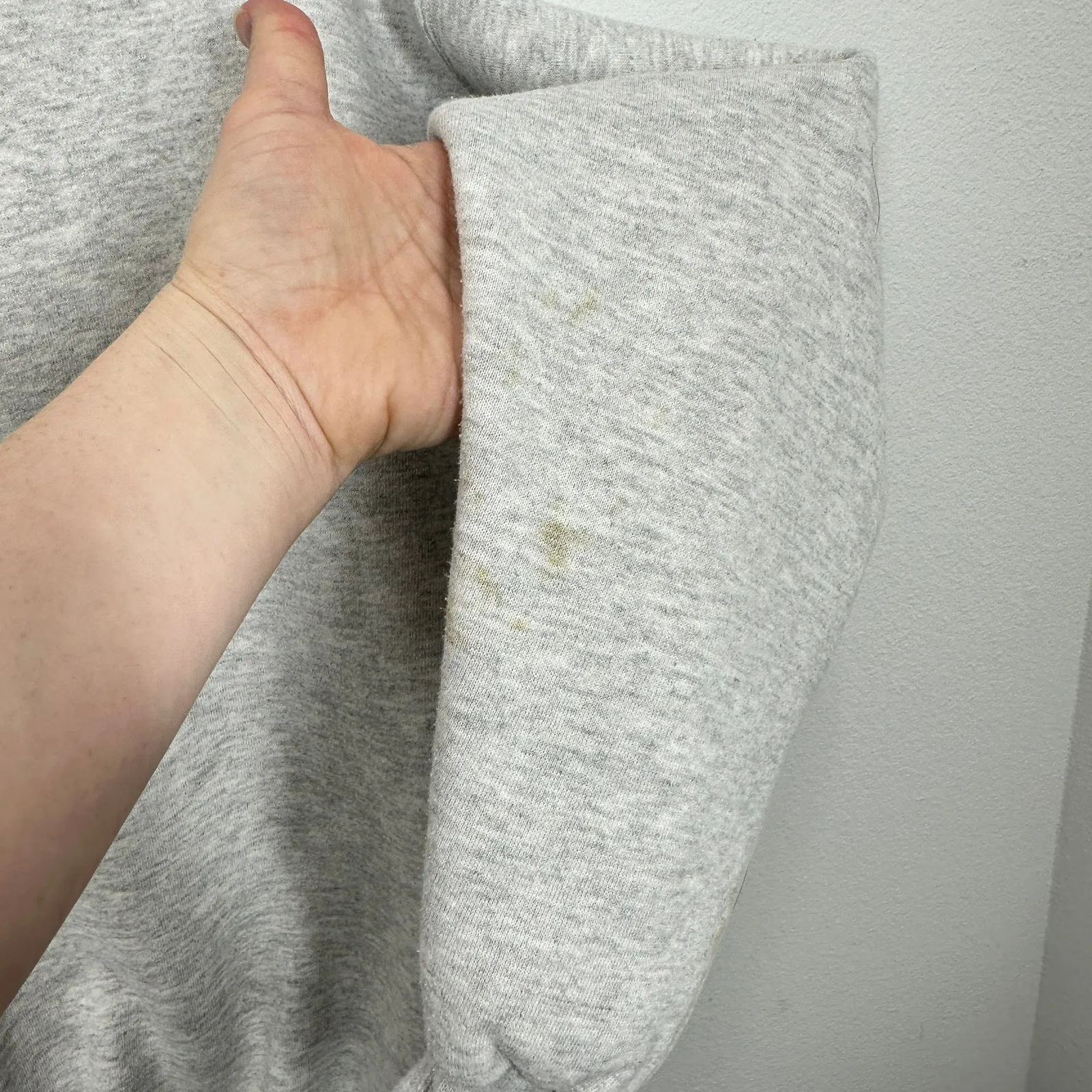 Jerzees Super Sweats Womens XL Gray Embroidered Cabin Sweatshirt Cabincore Cozy - Image 10