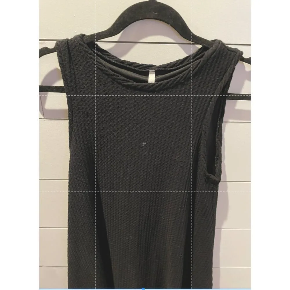 Urban Renewal Black EcoVero Linen Mini Dress and Sage Waffle Knit SunDress, S - Image 14