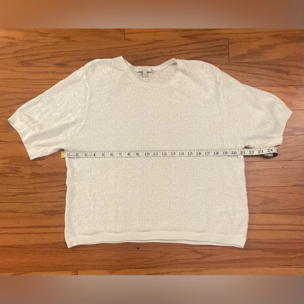 Joie- Ivory Lace Detail Size L - Image 6