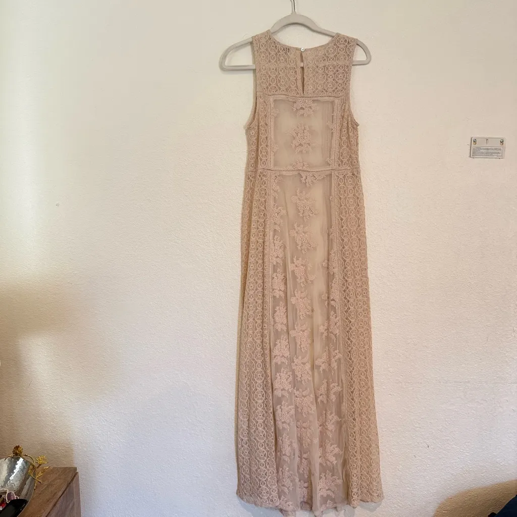 Forever 21 Contemporary Sheer Crochet Dress - Image 8