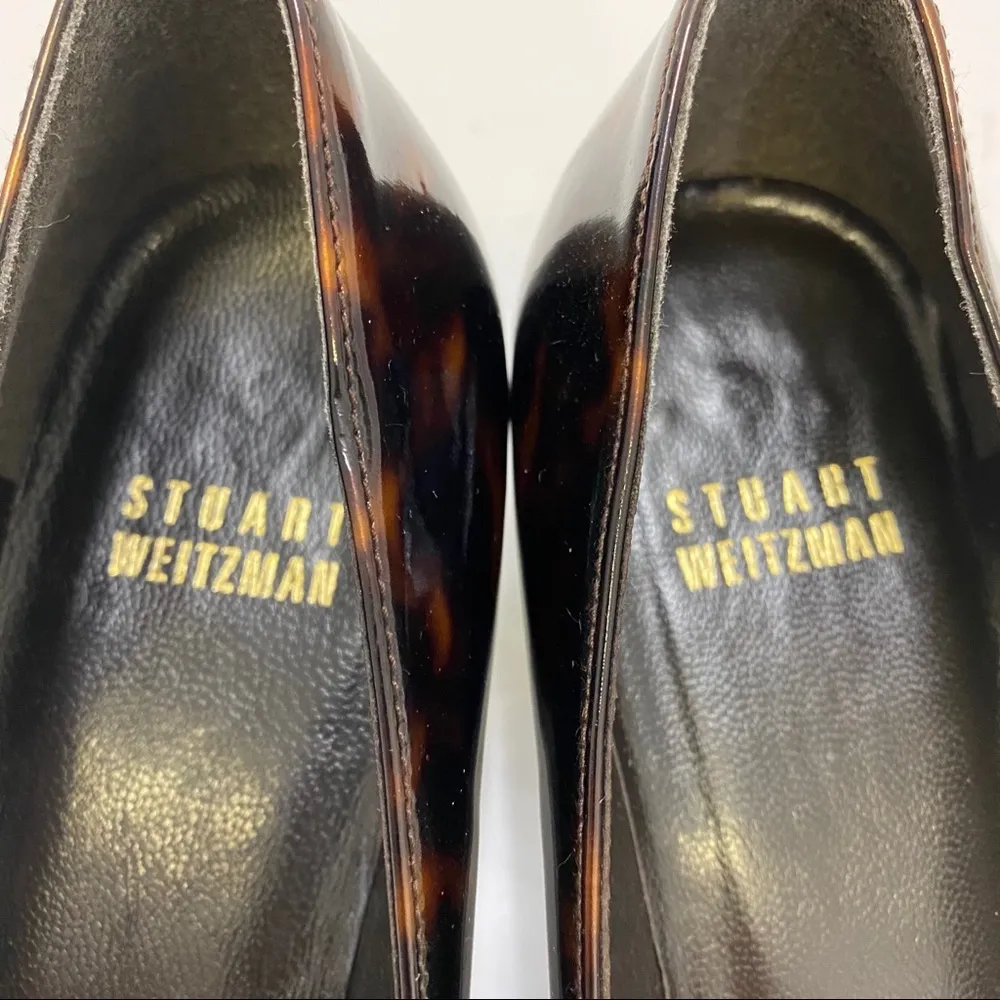 Stuart Weitzmen Womens shoes 6 1/2 tortoise shell look color low heel - Image 6