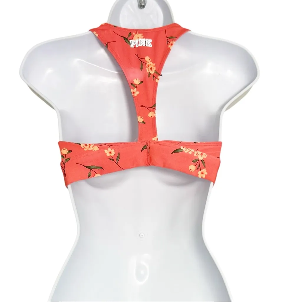 PINK Victoria’s Secret Floral Front Twist Sports‎ Bra size S - Image 5
