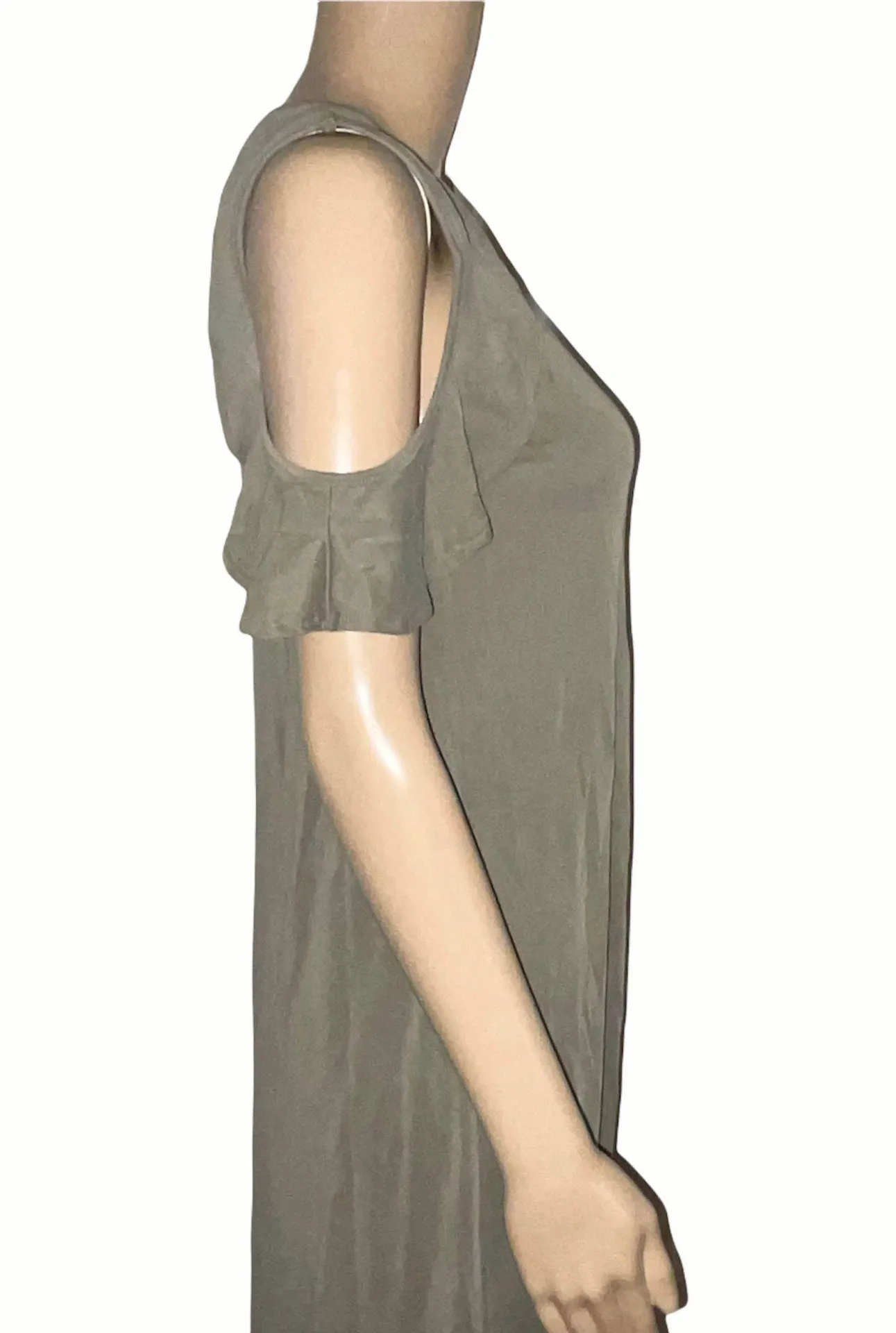 Short Sleeve Cold Shoulder Dress - Image 2