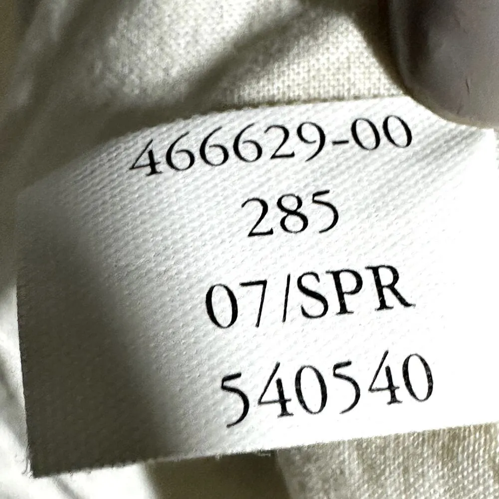 Banana Republic Silk Dress Floral Print Front Tie Sleeveless Deep V-Neck White 2 - Image 6