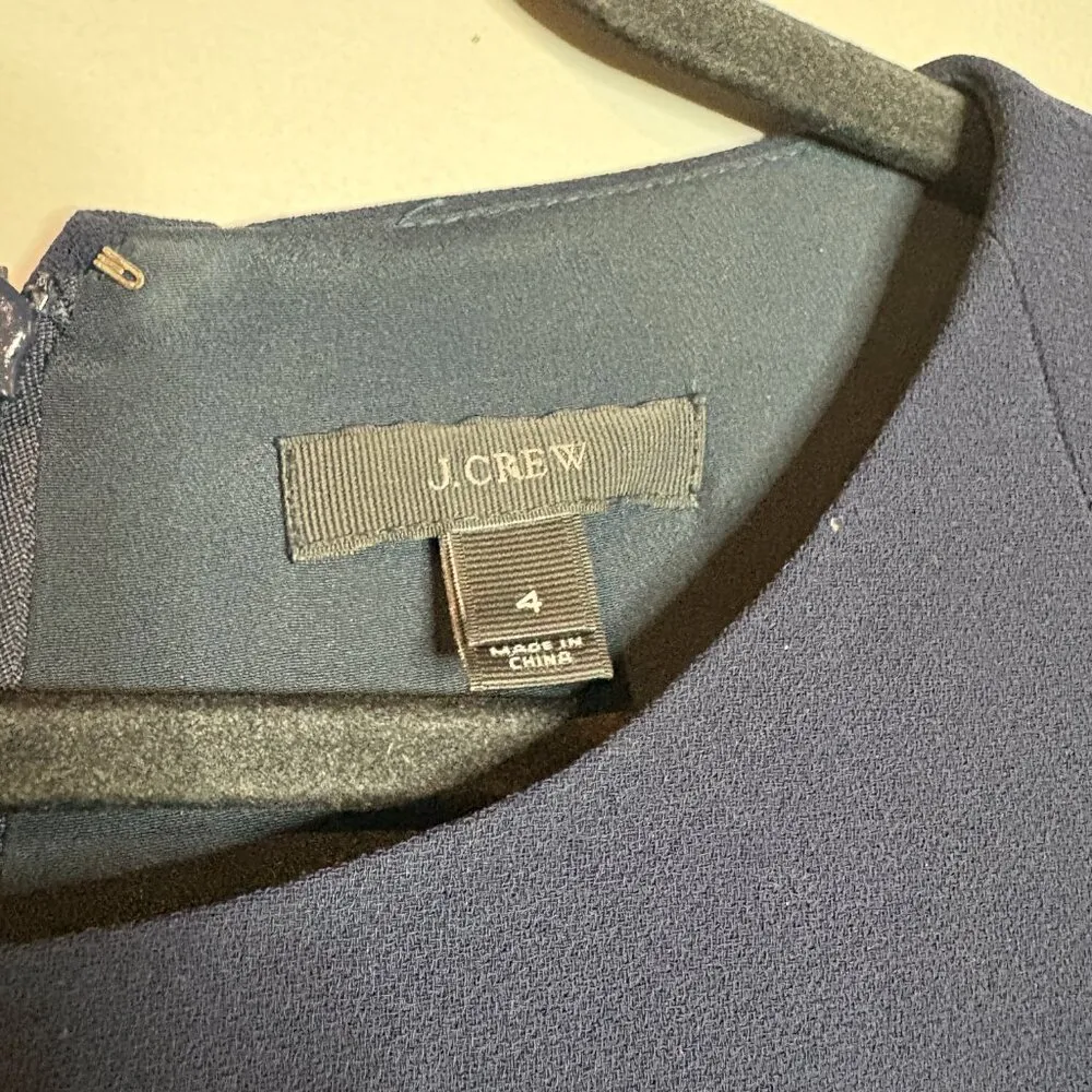J. Crew navy blue sheath dress - Image 3