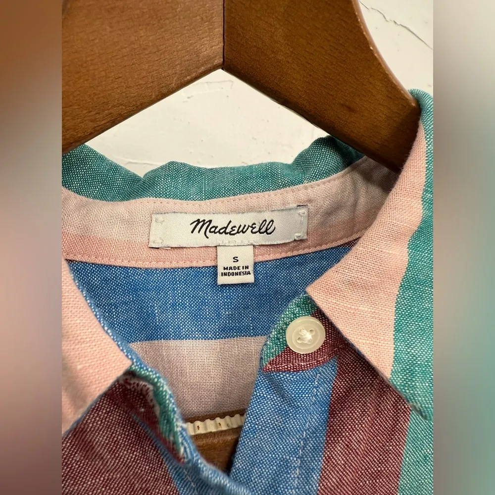 Madewell Central Shirtdress in Flagstaff Stripe - Image 11