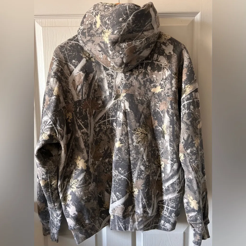Abercrombie & Fitch Soft Essentials Oversized Camo Hoodie Sweatshirt Size Large - Image 13