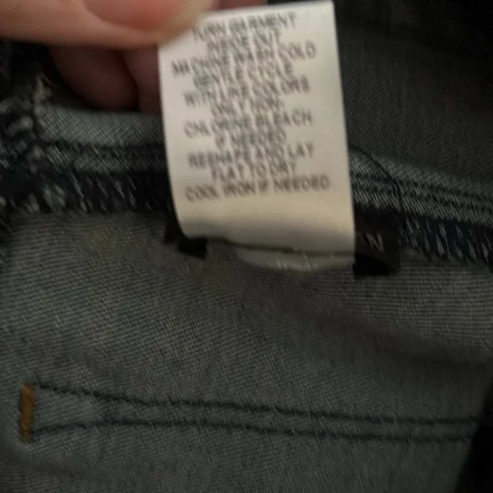 Women's OMG Skinny Ankle Jeans Sz M 8/10 Dark Denim Stretch Casual - Image 7