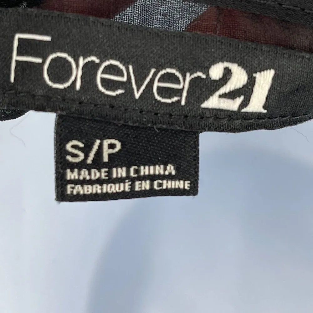 Forever 21 Embroidered Sheer Boho Short Sleeve Top or Swim Cover Up Top Small - Image 27