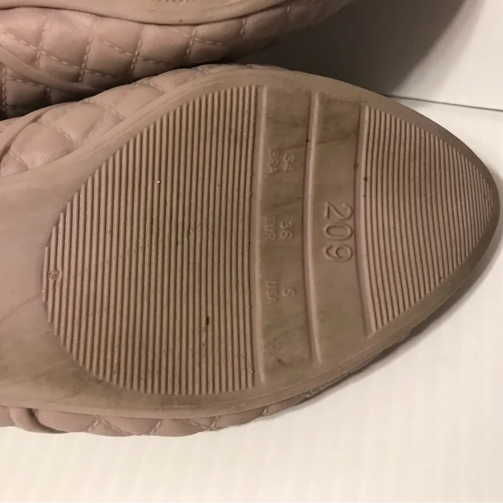 Fashion rubber flat shoes pointy toe women size 5 - Image 7