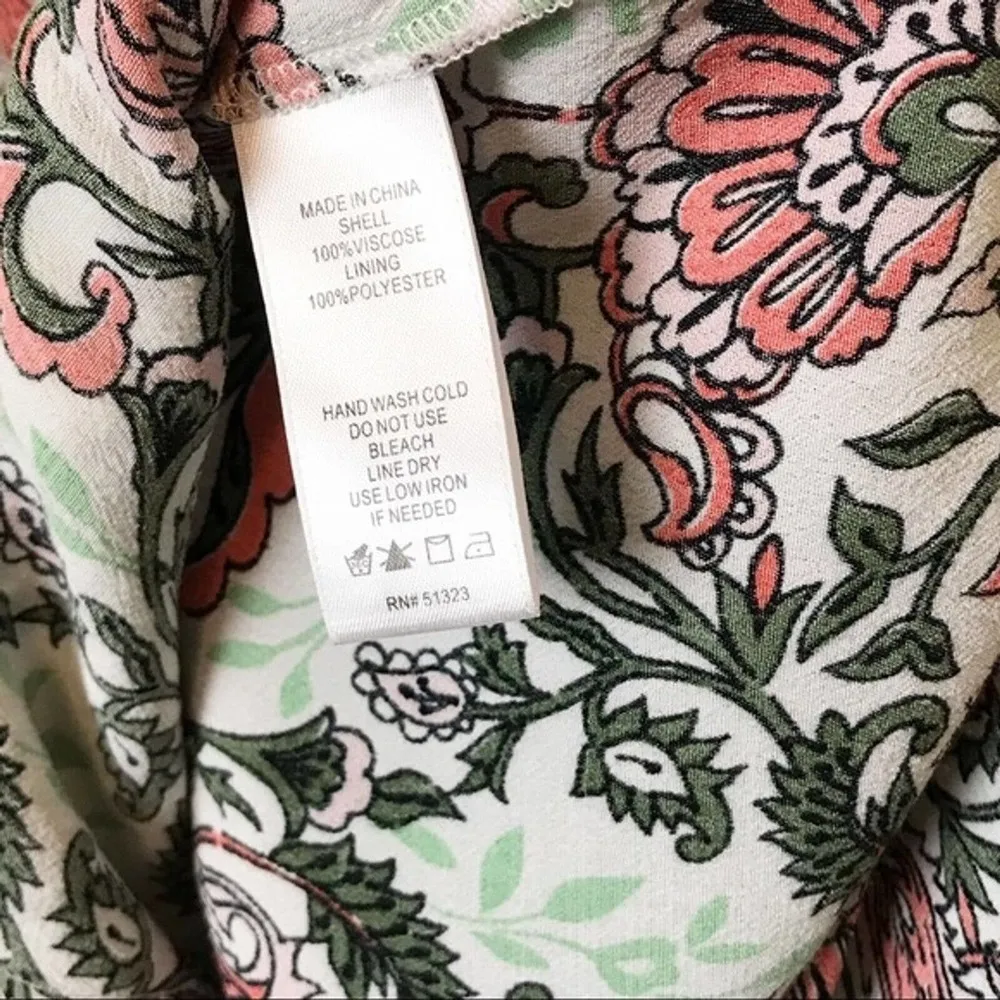 1.State Romper Shorts size L One Piece Paisley Floral Lightweight Sleeveless - Image 7