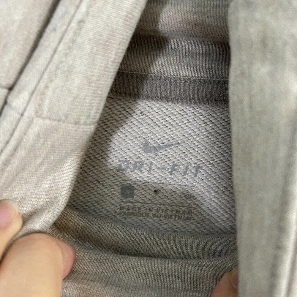 Nike Women's Light Grey Dri-fit Cowl Neck Pullover Sweatshirt Size S - Image 4