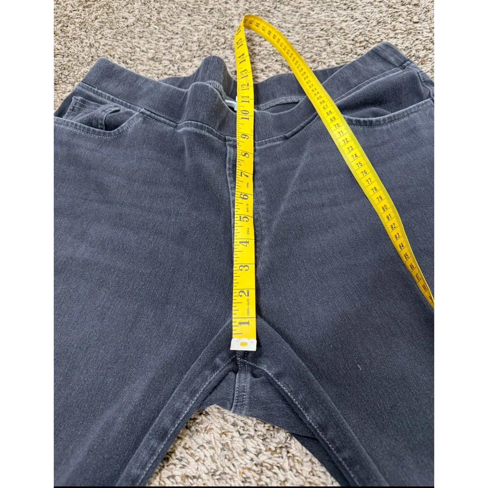 J Jill Purejill Womens Black Pull On Elastic Waist Pants Sz L Casual Stretch Size L - Image 7