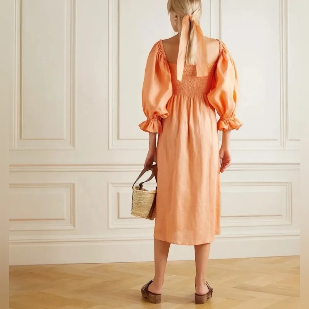 Sleeper  Atlanta Linen Dress Medium - Image 5