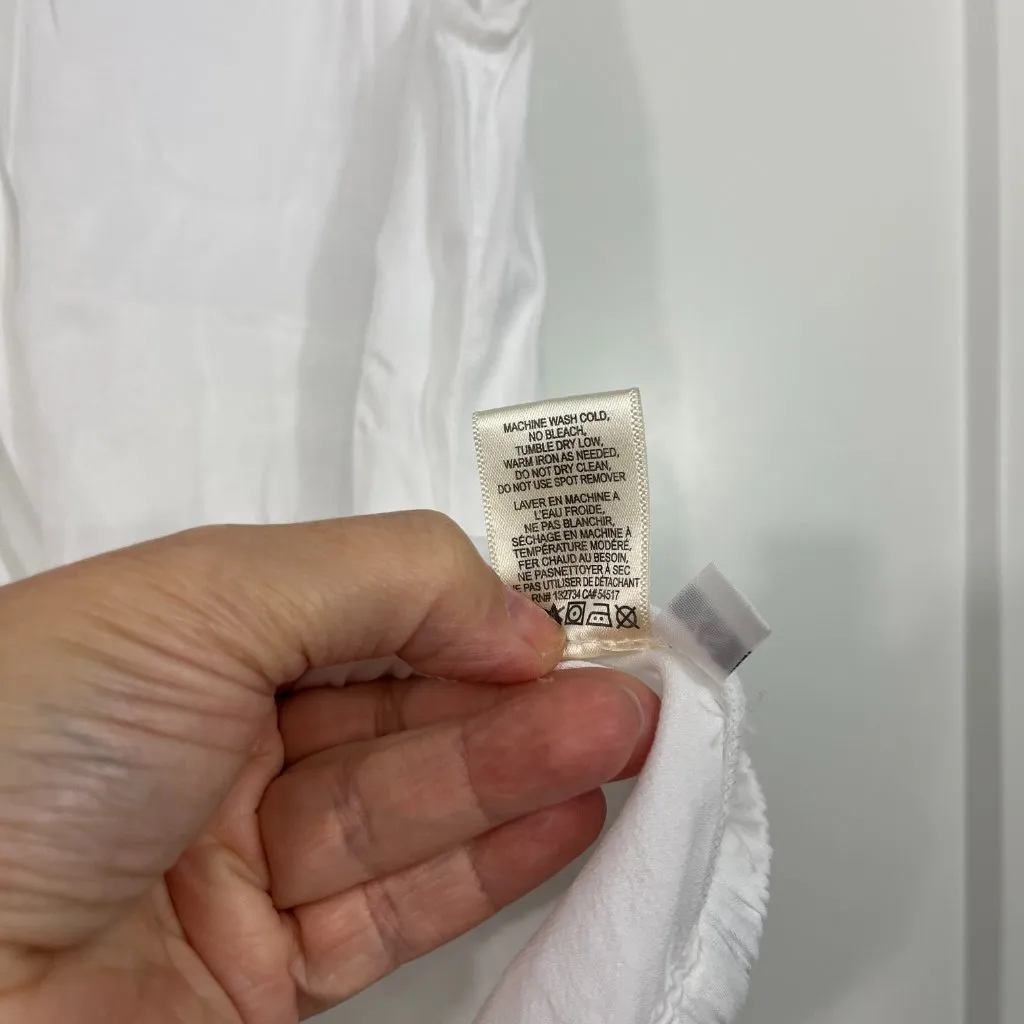 Anthropologie Cloth & Stone XS White High Neck Sleeveless Tank Top - Image 10