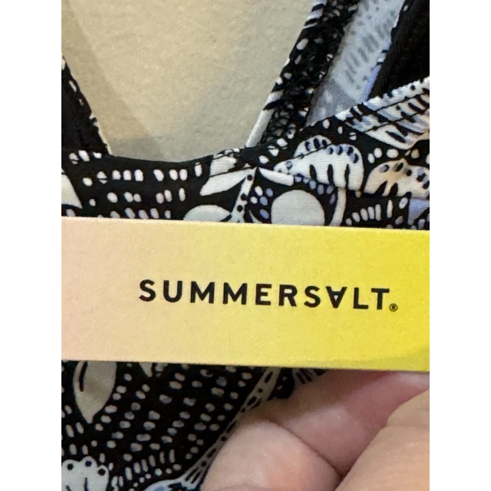 Summersalt Women's Swimsuit The Wrap -Piece Swim Size‎ 2 Floral!! - Image 6