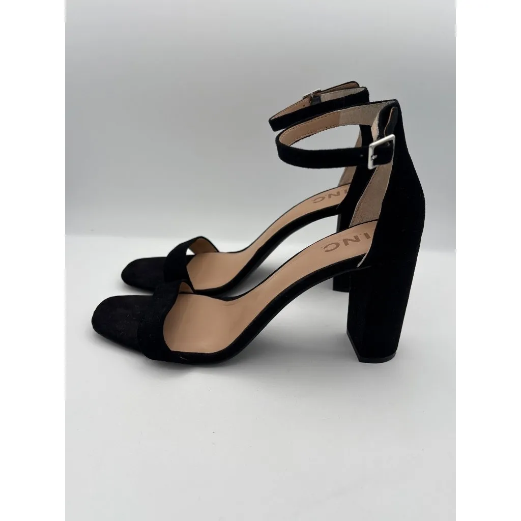 Women’s I.N.C. Size 9 Black Suede High Heels - Image 3
