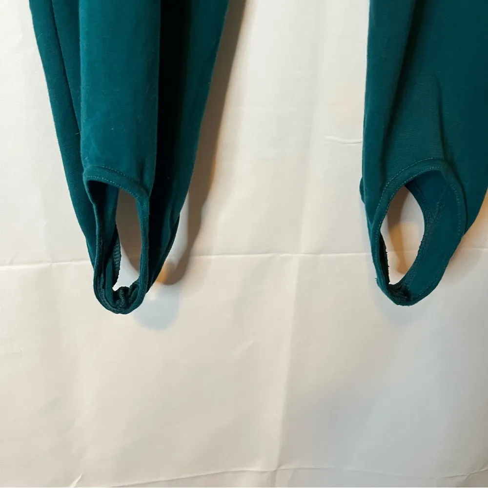 Teal Women's Jogger Stirup pants Green Size undefined - Image 4