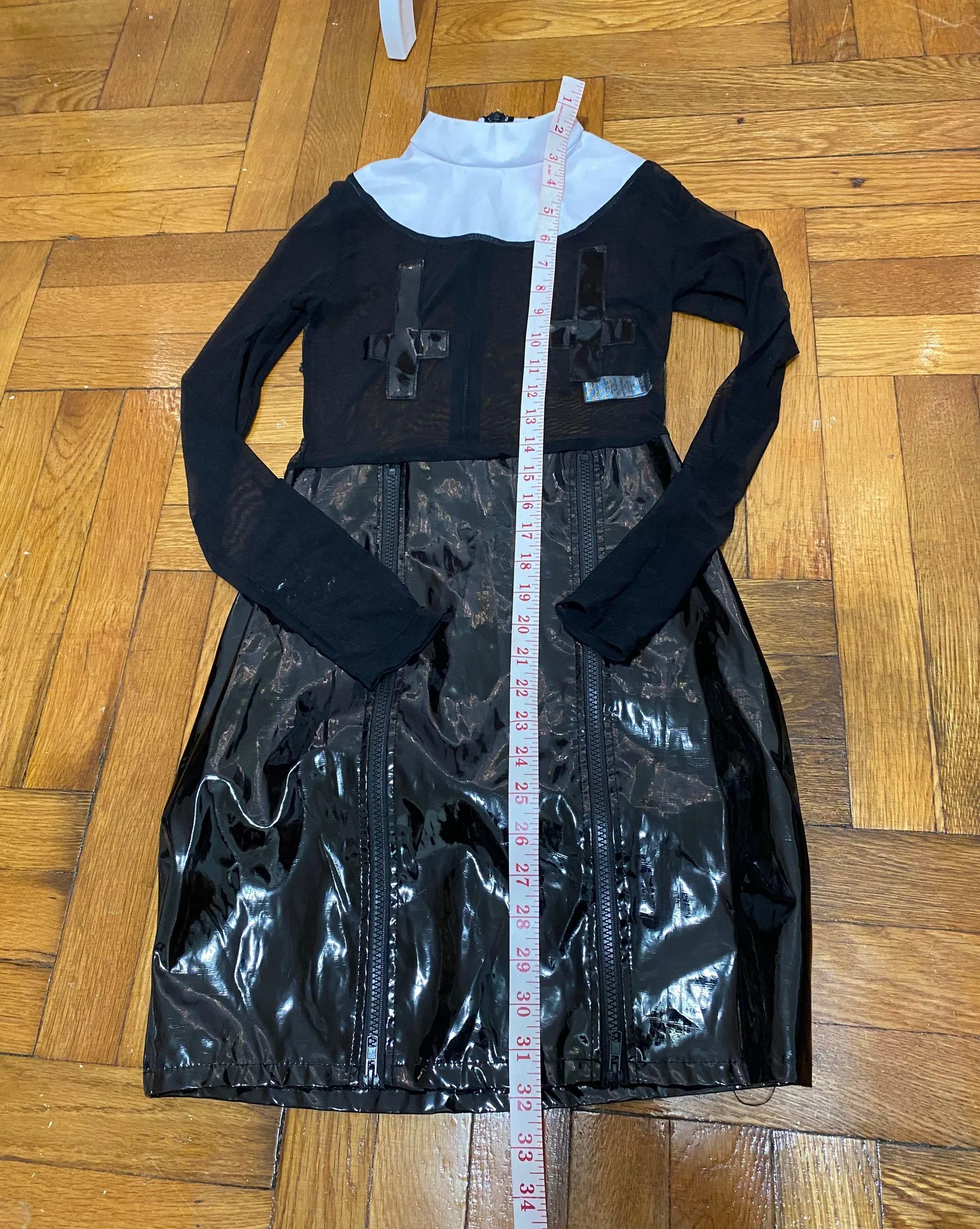 Gothic black above knee dress Size XS - Image 9