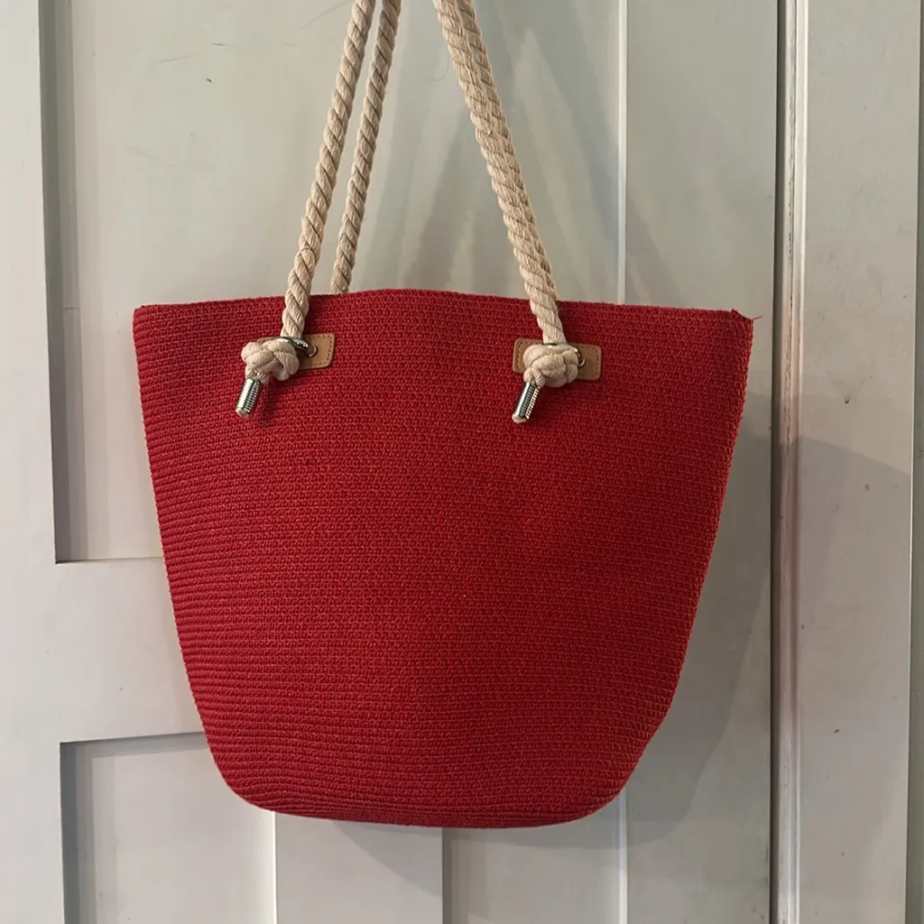 Magid Black Red Woven Tote Bag
NWOT - Image 3