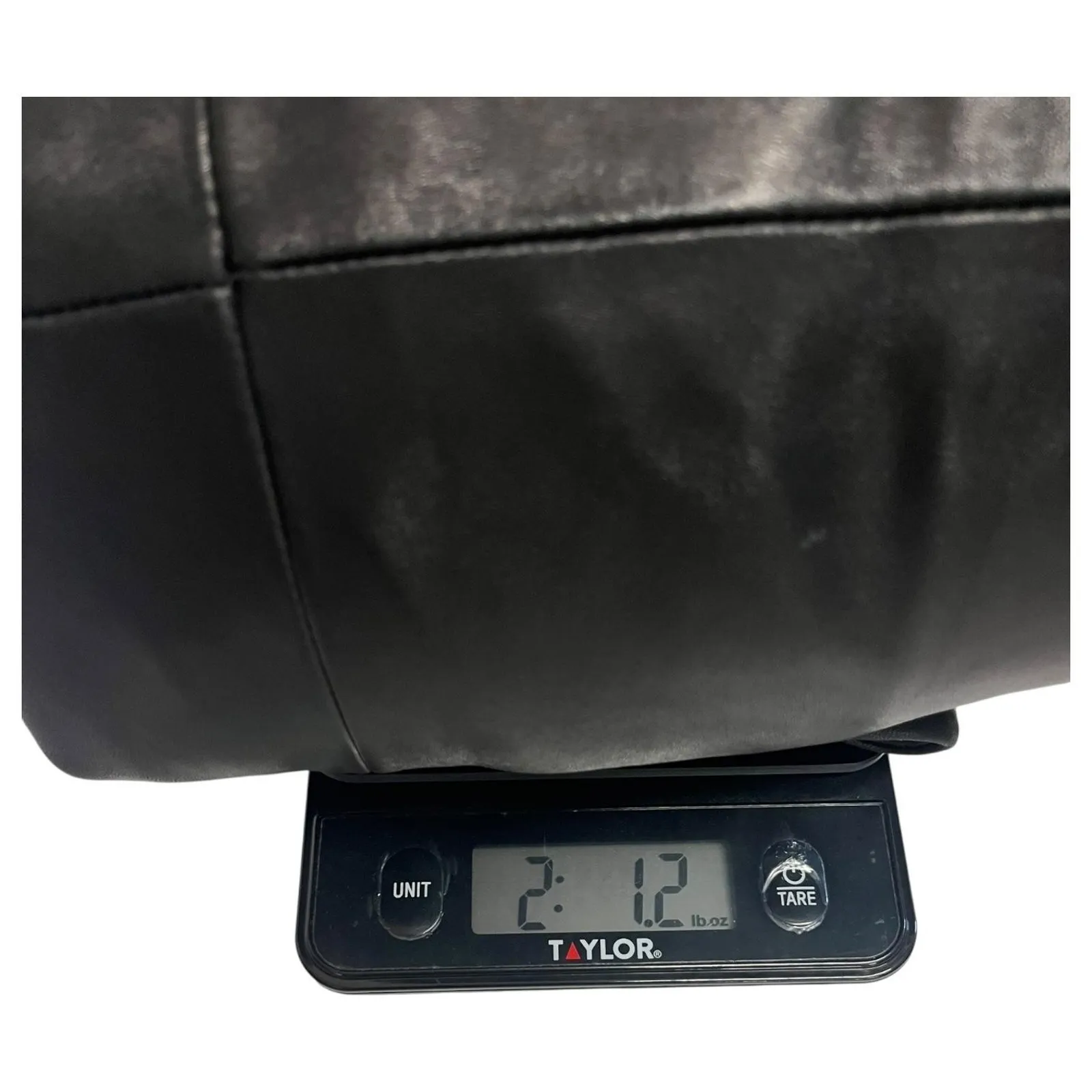 VTG Banana Republic Jacket Womens Medium Black Leather Butter Soft Moto Coat Y2K - Image 13