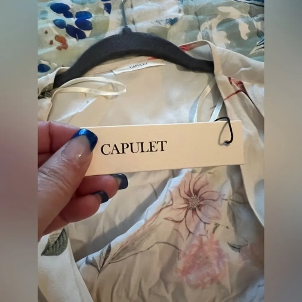 CAPULET XS Daria Floral Wrap-Tie Bodysuit - Image 11