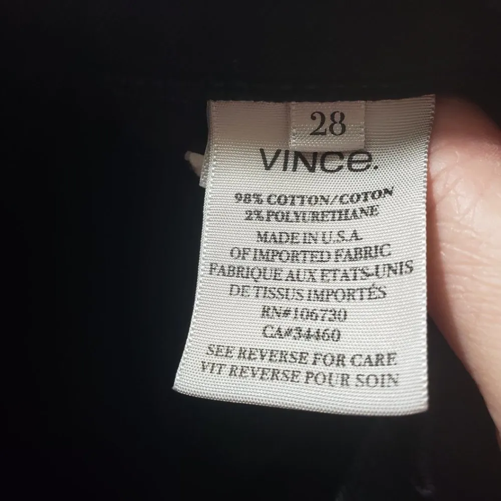 Vince Camuto Women's Size 28 Black Low-Rise, Skinny Jeans - Image 6