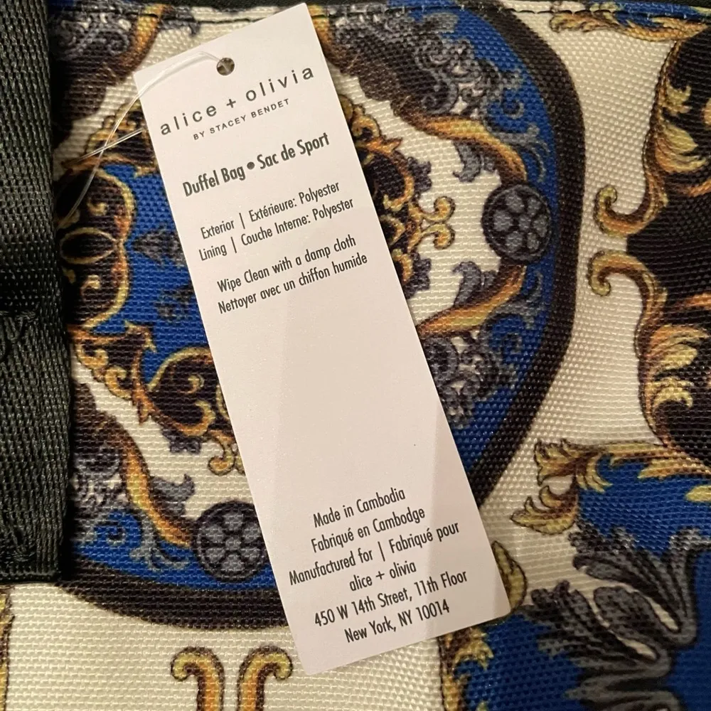 Alice + Olivia NWT Duffle Bag Regal Romance Travel by Stacey Bendet - Image 5