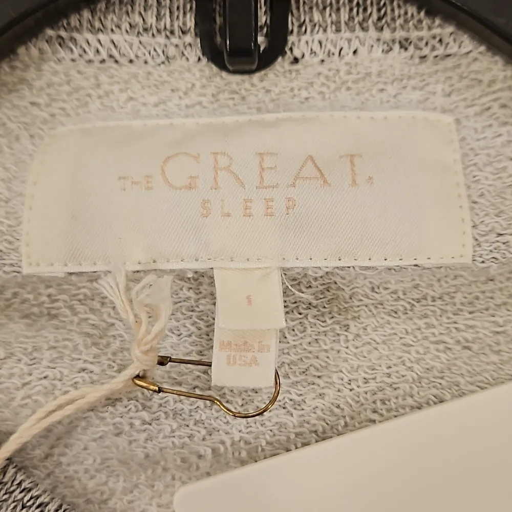 💕THE GREAT💕 The Sweatshirt Dress ~ Light Heather Grey Size 1 Small NWT Gray - Image 10