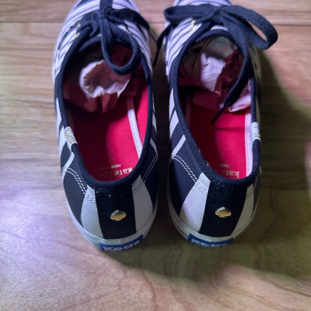 Kate Spade Monochrome Lace-Up Sneakers - Image 12