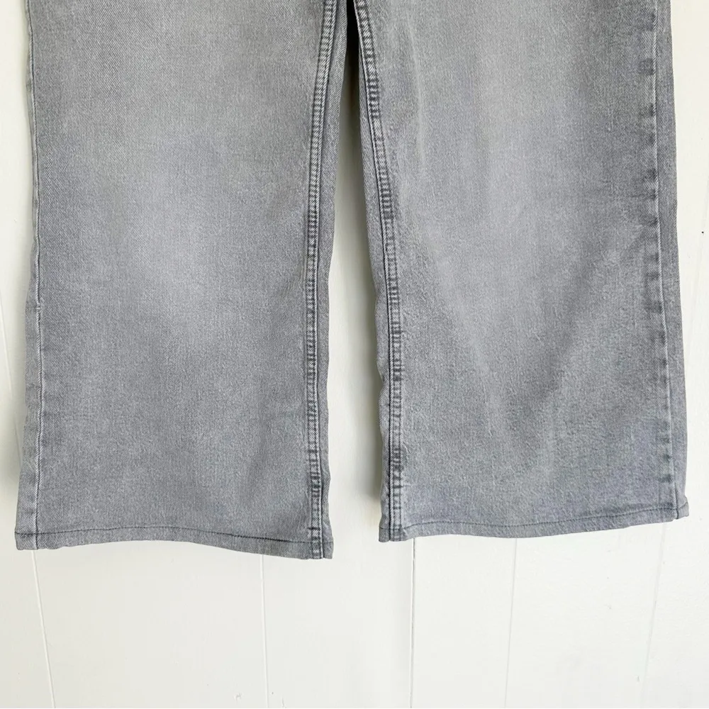 MANGO Catherine High Waist Wide Leg Jeans Altered Size 8 - Image 4