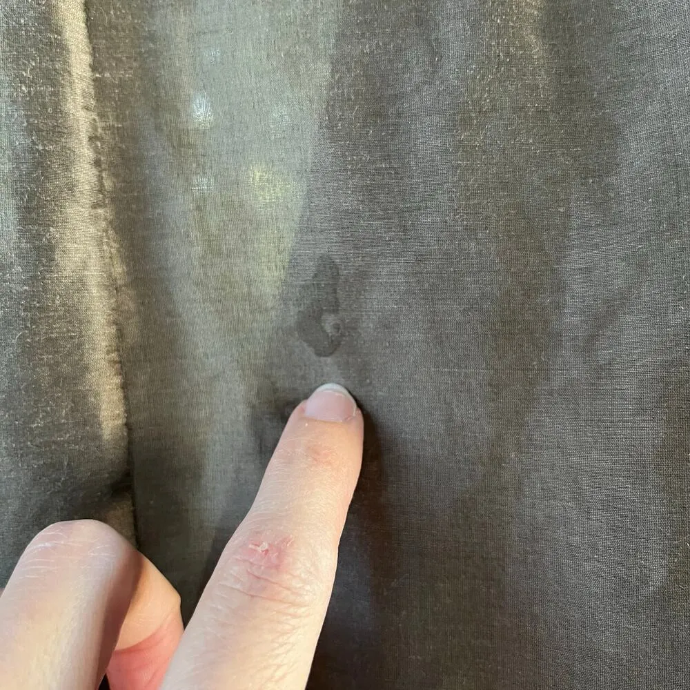 Lafayette 148 New York Women's Army Green/Brown Lightweight Jacket Size 14 - Image 7