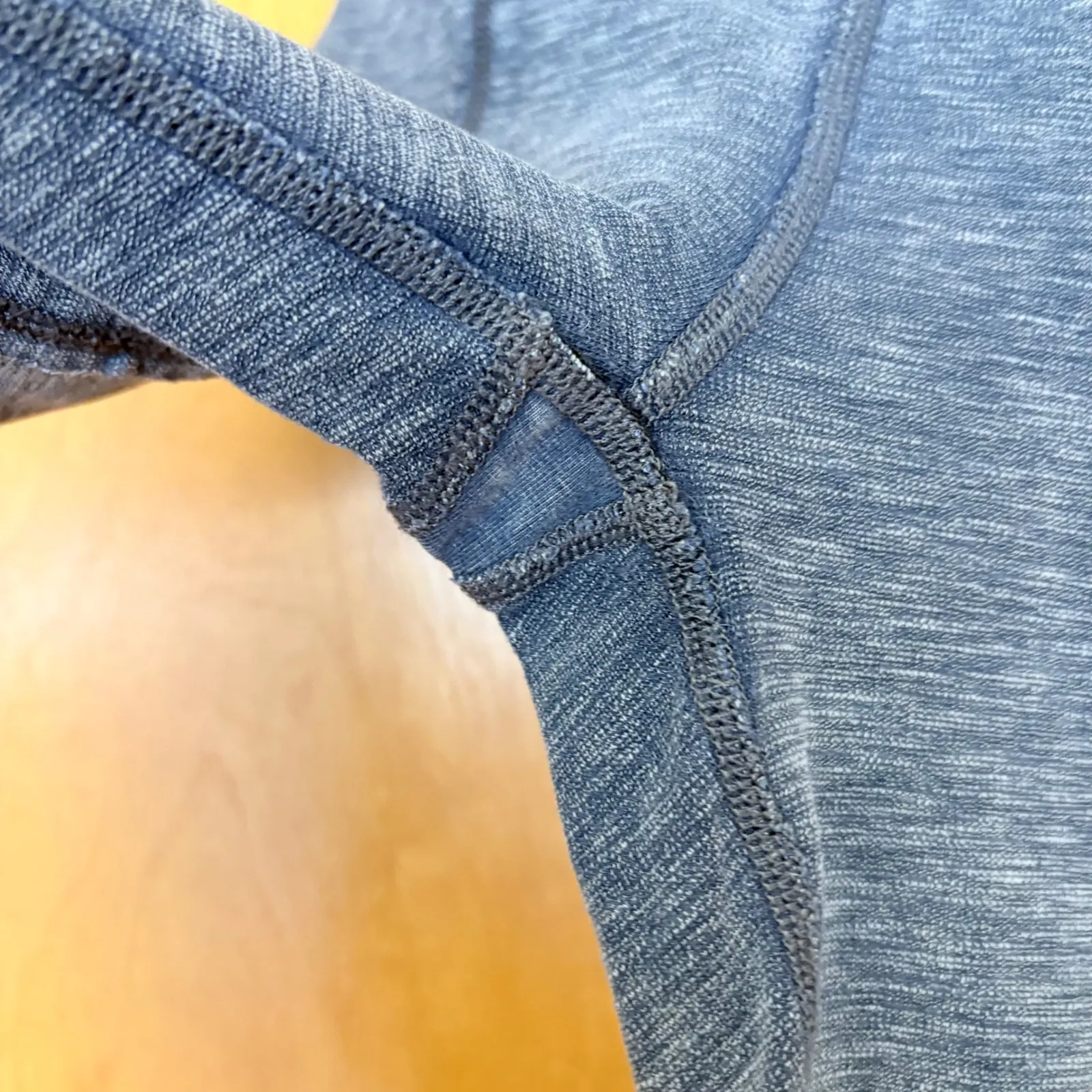 FP Movement High Waisted Moto Leggings Grey Wash Button Detail XS Gray - Image 5