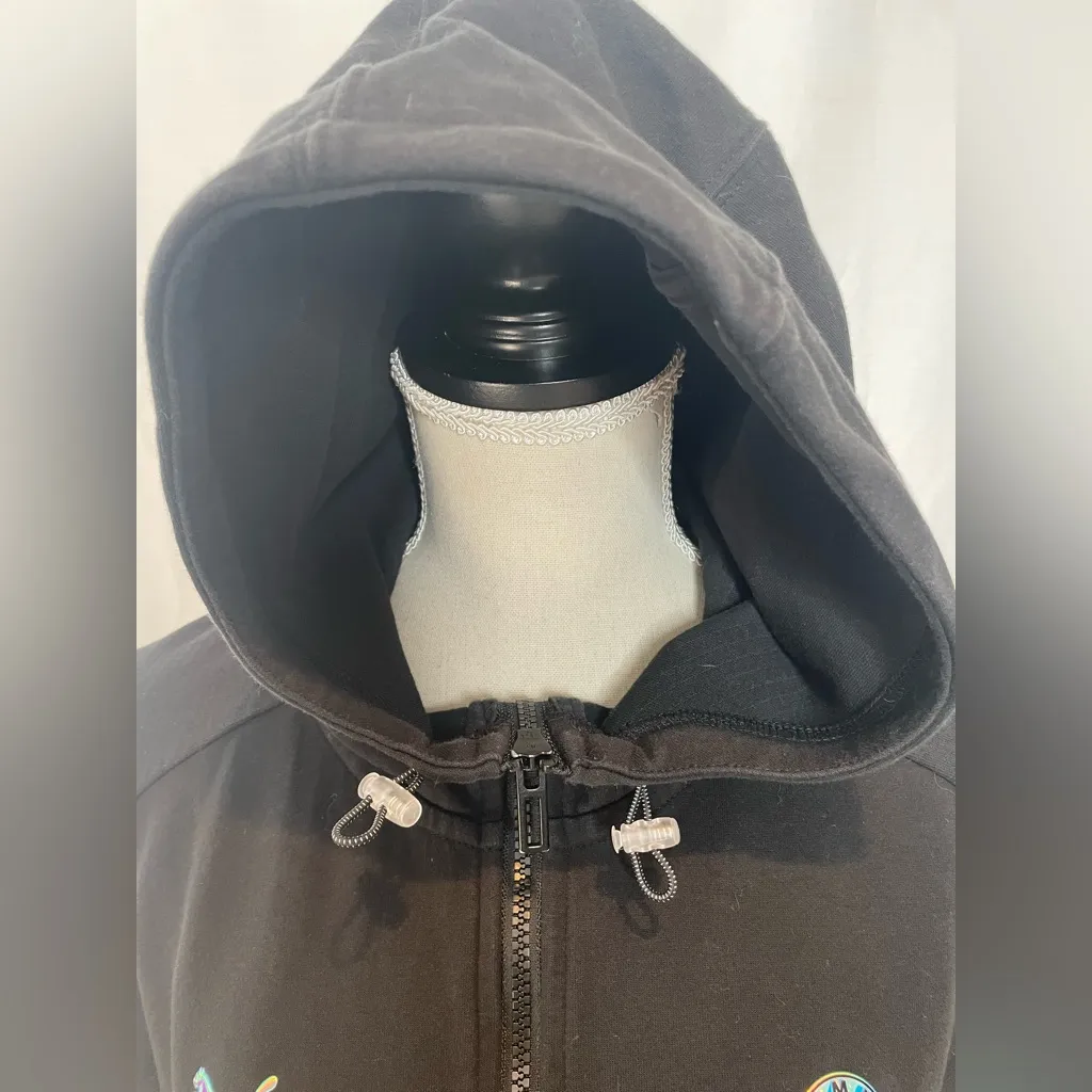 Puma BMW Motorsport Zip Up Black Sweatshirt Size XL - Image 8