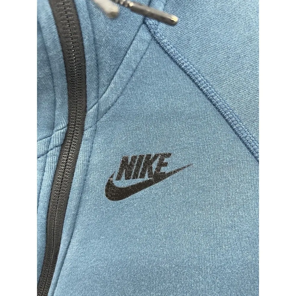 Nike Women’s Sweater Hoodie Teal Size Small Butterfly Long Sleeve Full Zip - Image 15