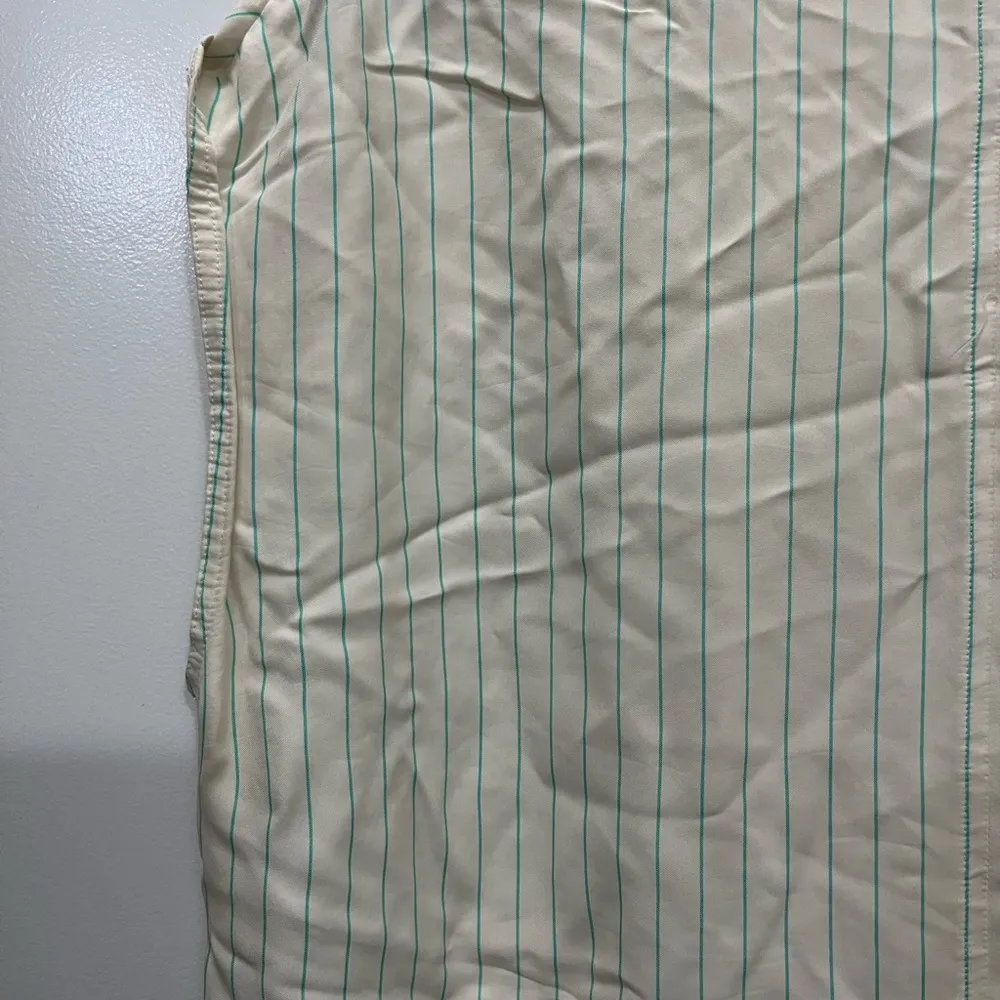 Jason Wu White Pinstripe V-Neck Ruched Jumpsuit Size 6 US $550 - Image 10