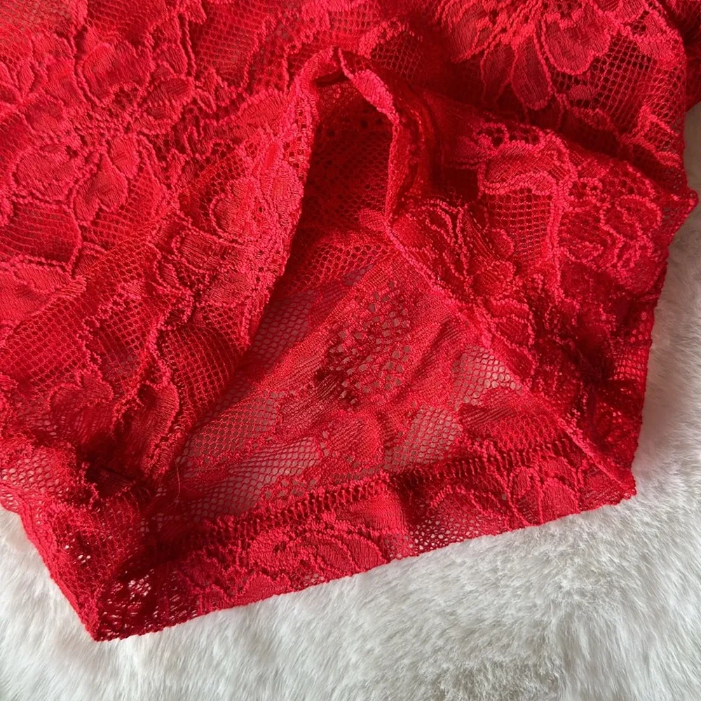 VERY SEXY VICTORIA SECRET 
Monogram Shine Patch Lace Boxer Brief - Image 3