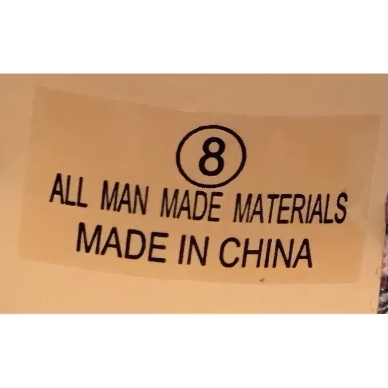 Lulus Wiley ivory Multi colored Square Toe Lace Up Sandals High Heels Size 8 New - Image 5