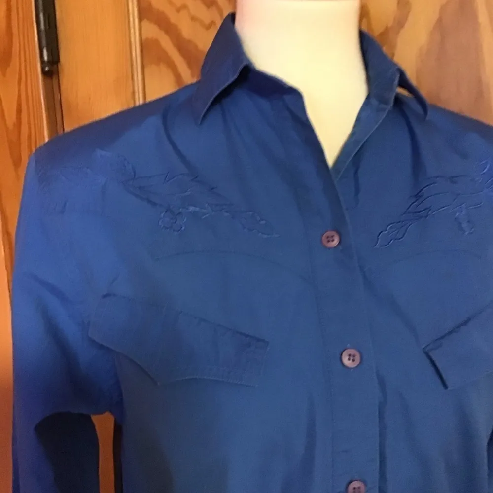 Vintage 90s Liz Claiborne Western Style Top | Classic Cowgirl Blouse - Image 6